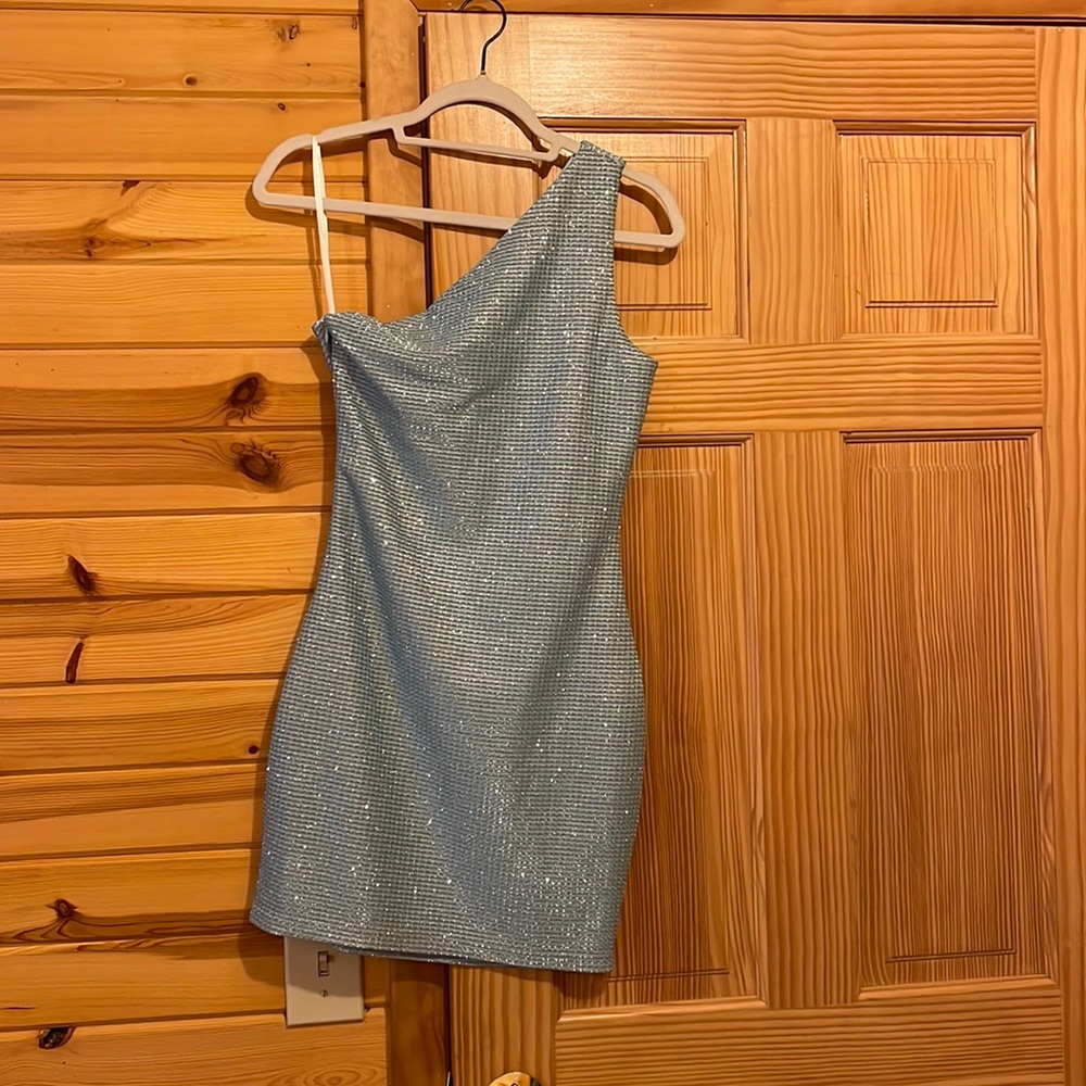 Tiffany mini dress - light blue